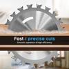 1Pc 4Incn 20-Tooth Double Side Tipped TCT Circular Saw Blade Multipurpose Woodworking Cutting Disc