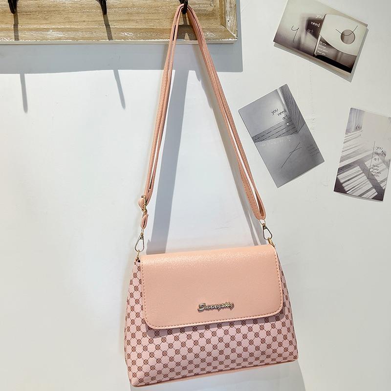 Printed Square Bag Autumn Bag Makeup Storage Bag Women's Shoulder Bag