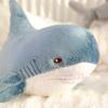 New 55cm Shark Double Head Super Soft Dolls Cartoon Marine Organism Toys Animals Comfort Pillows Baby Girls Birthday Gifts Decor