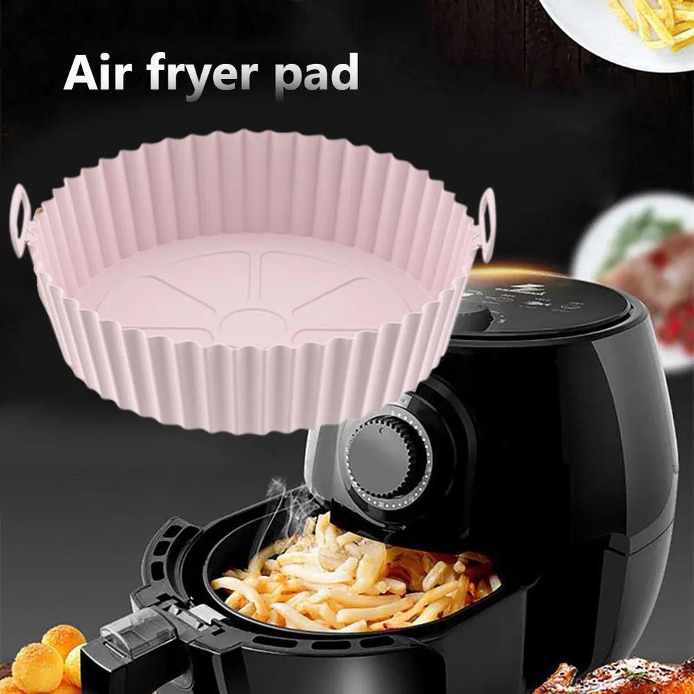 Food Grade  Fryer Silicone Baking Tray High Temperature Resistant Silicone Thick Baking Tray Cake Pizza Non-stick Baking Tray