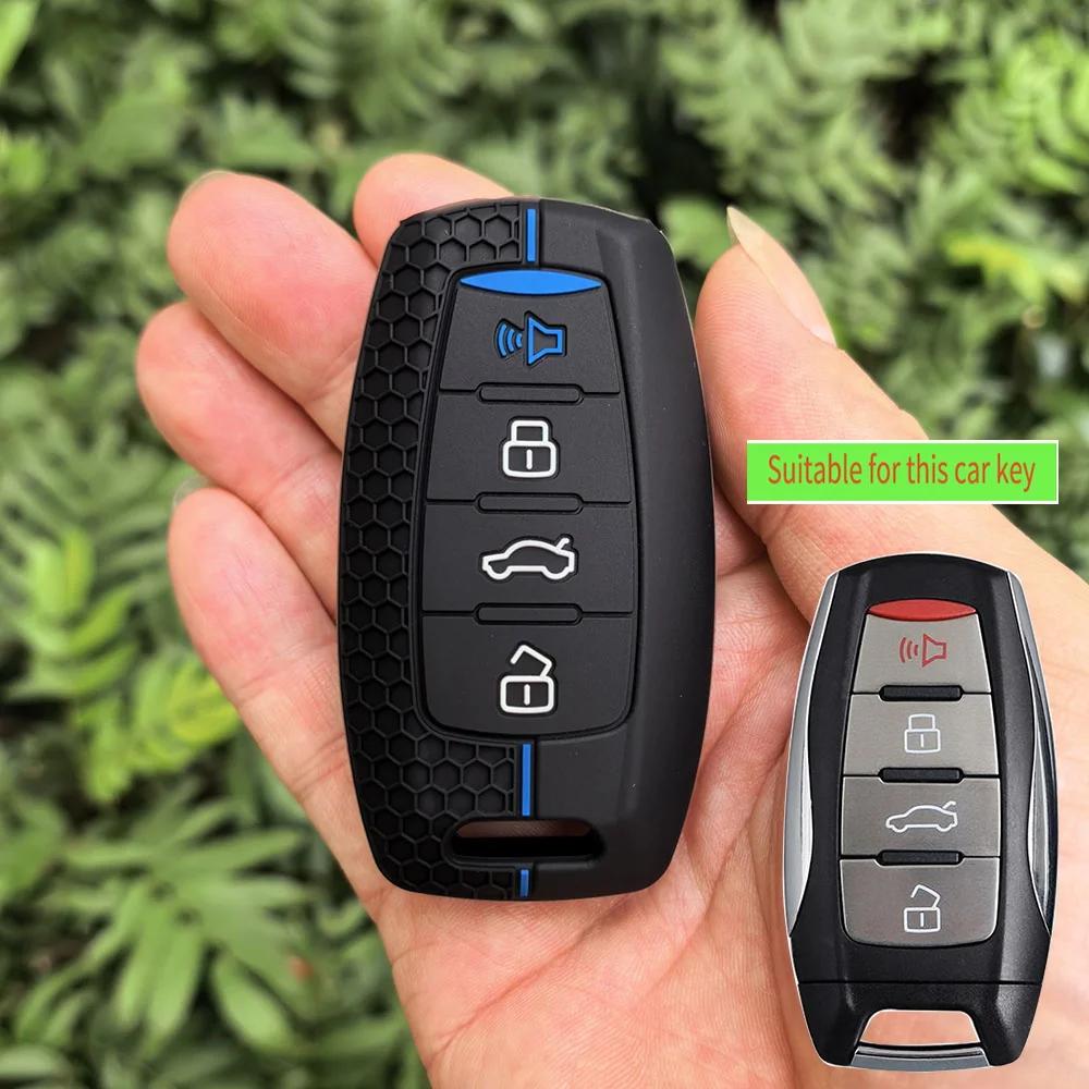 Car Silicone Remote Key Case Cover Fob For Great Wall Haval Jolion  H6 H7 H4 H9 F5 F7 F7X F7H H2S Gmw Dargo Accessories