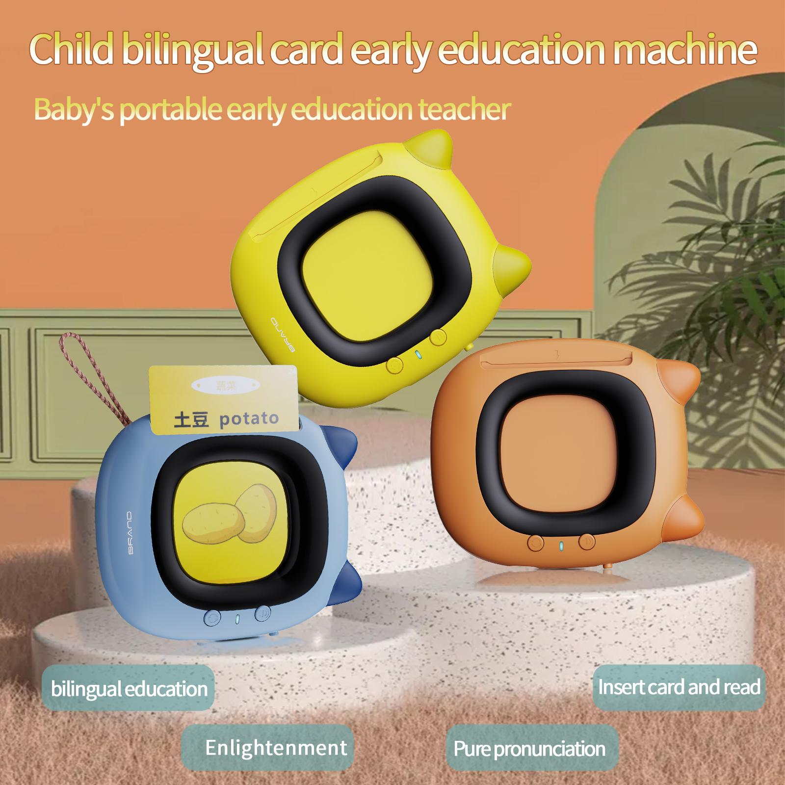 

KDC-0024 Talking Flash Cards Educational Toys Learning Toys for Toddlers (English Version) Coffee