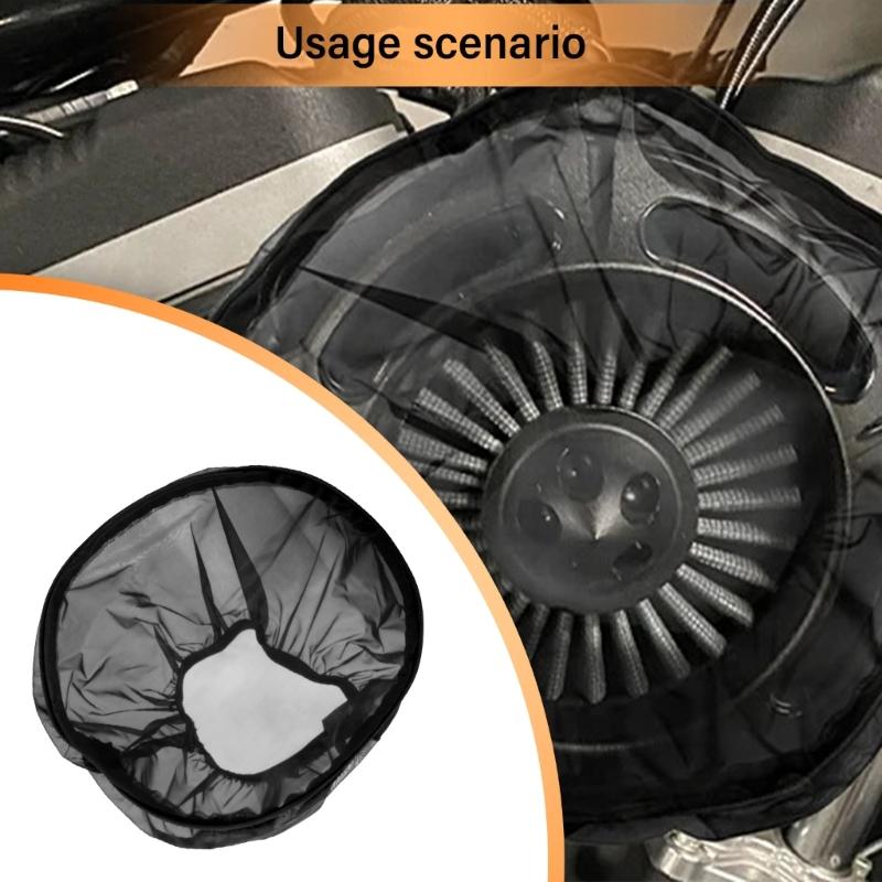 Motorcycle Waterproof Air Filter Rain Sock Dustproof Protective Cover for Motorbike Air Cleaner Cover