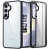 Phone Case - Samsung - Galaxy S24 Plus - Shockproof - Transparent Hard Back - 2 Tempered Glasses