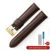 For Fossil Fs4813 Fs4735 Q Smart Series Men's Genuine Cow Leather  Sweatproof Breathable Watchbands with Needle Buckle  22 24mm