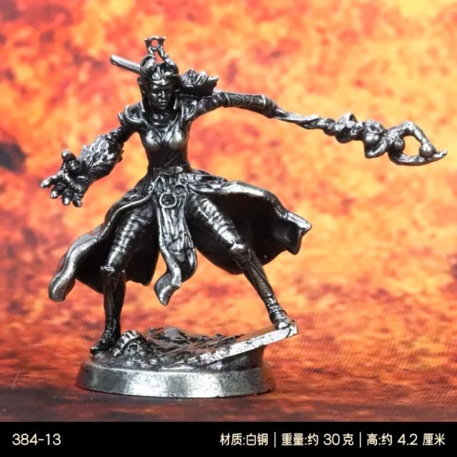 Fantasy RPG Metal Miniatures Holy Light Heroes Vs Shadow Undead Paintable Tabletop Game Figures War Chess Model Tabletop Game