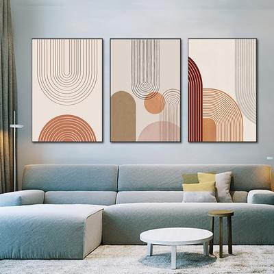 Nordic Lines Canvas Painting Abstract Geometric Wall Art Boho Poster Print Decorative Picture Modern Living Room Home Decor Unframed