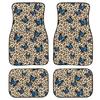 Butterfly Full Print Car Floor Mat Four-Piece Floor Mat Car Truck Universal