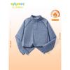 Baleno Ybb Series Boys' Pearl Velvet Half-Button Sweater, Super Nice-Looking Inner Layering Shirt, 2025 New Model