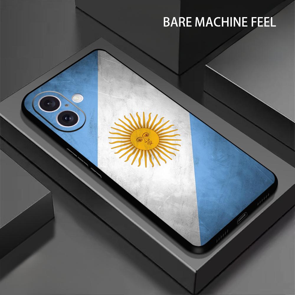Uruguay flag ins Phone Case For iPhone 16 16e 15 14 13 12 11 XS XR Plus Mini Pro Max Soft black Shockproof Cover