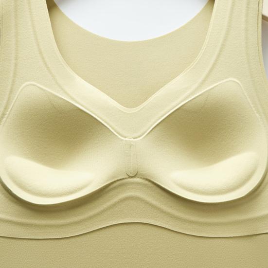 Women's Thermal Tank Top Tummy Control Sleeveless Camisole Top Seamless Padded Shapewear Winter Warm Undershirt Base Layer