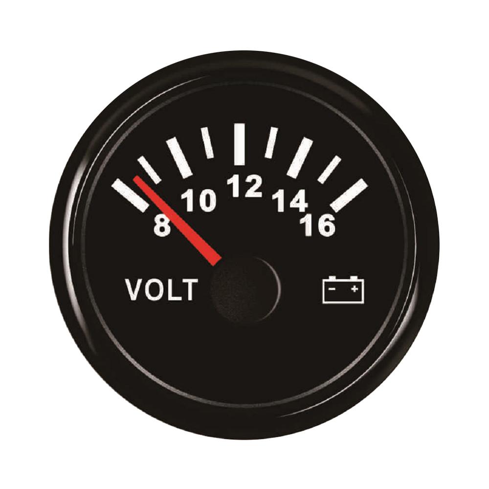 ELING 52mm 8-16V 16-32V 8-32V Waterproof Voltmeter Voltage Volt Gauge Universal for Car Truck Boat Car with Red Backlight