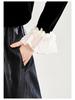 Französische Romantik Chic Spitze Kragen Stoffhemd - Herbst/Winter Stil