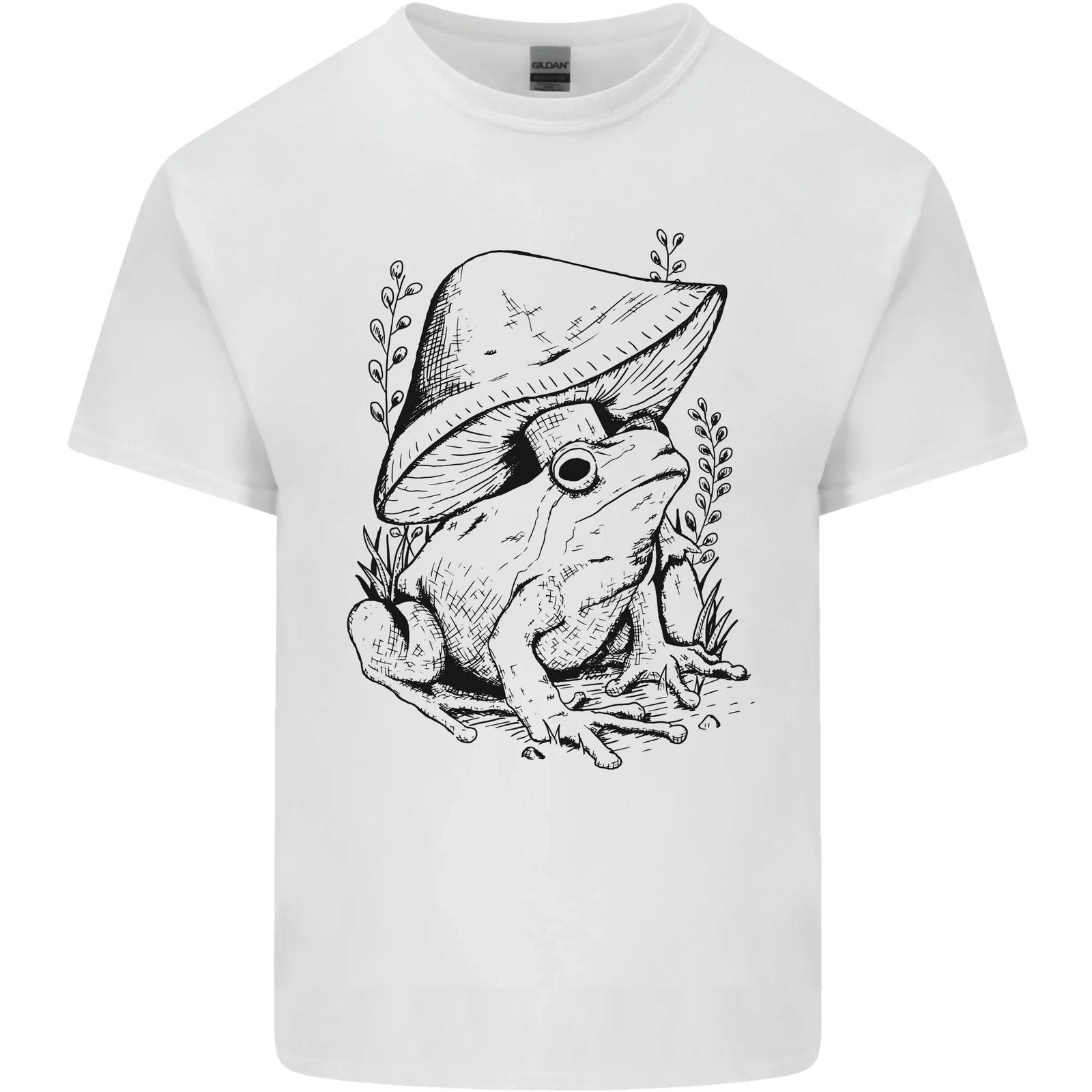 

Wildlife Ecology a Frog and a Toadstool Kids T-Shirt Childrens XL