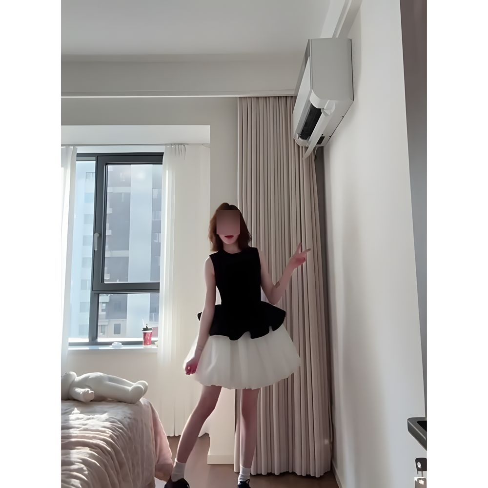 Miu series ballet vest dress princess birthday dress fluffy mesh skirt