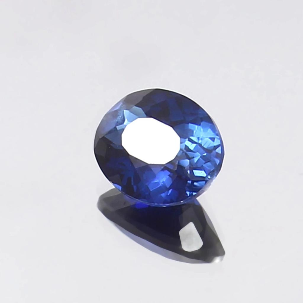 Natural Royal Blue Sapphire Loose Gemstone 12.5 ct Flawless Ceylon Oval Shape September Birthstone