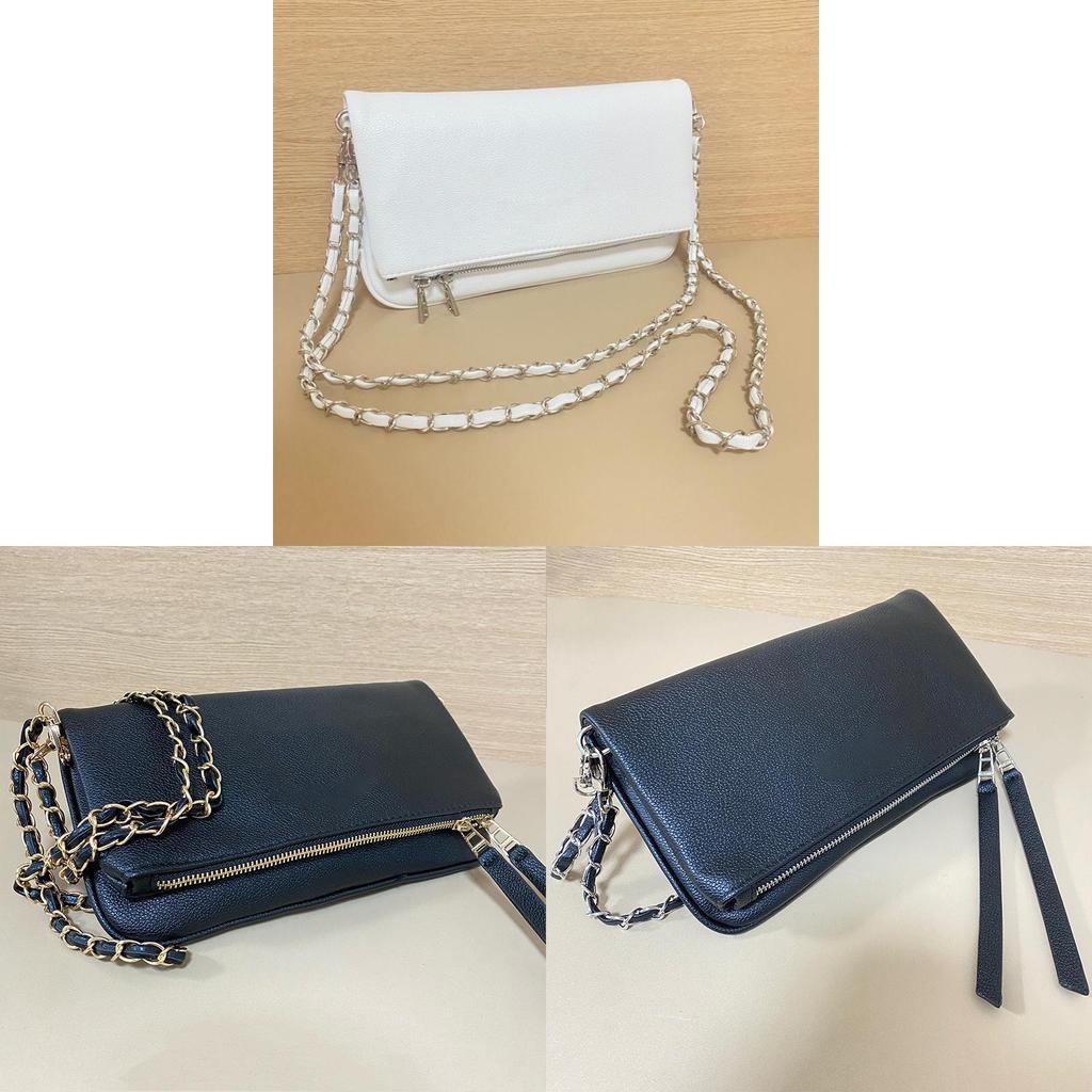 Pu Leather Ladies Shoulder Bag With Envelope Design For Casual Travel Purse