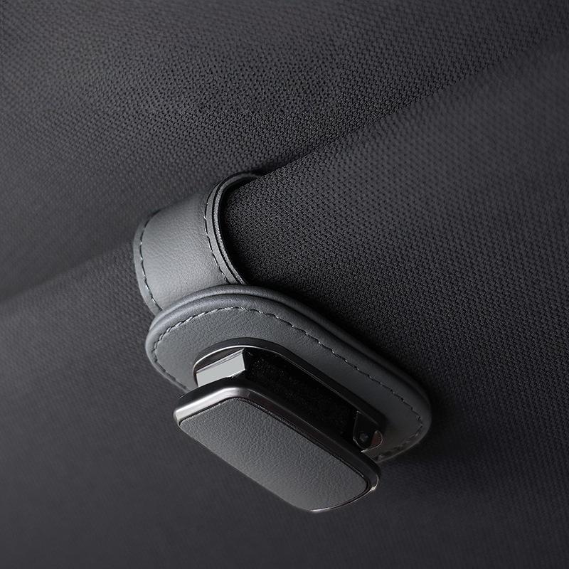 1Pcs Car Sun Visor Glass Storage Car Interior Supplies Auto Glasses Holder Car Ticket Sunglasses Holder