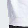 Adidas Simple Round Neck Sports Embroidered Pullover Sweatshirt Men Sweatshirt White IU4517
