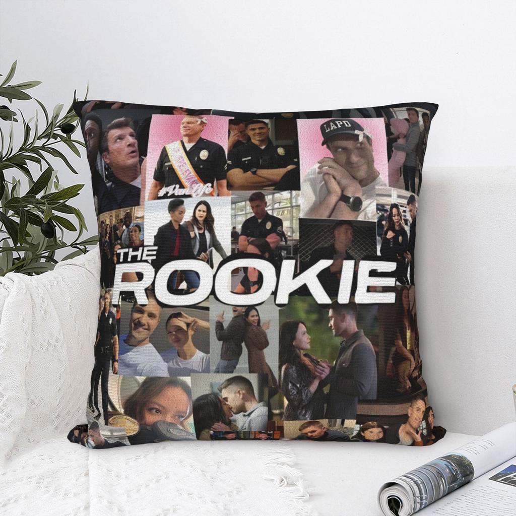 Federe decorative Accessori serie TV The Rookie Custodia Cuscino da divano Copricuscino Quadrato Multi-taglia