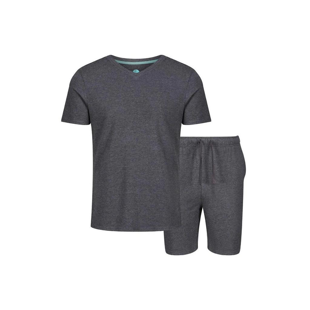 Light And Shade Mens Classic V Neck Pajama Set