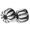 Pair of Motorcycle CNC Aluminum Axle Nut Cap Cover Water Drop Type Fit for Electra Road Glides