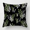 Nordic Fall Home Decor Autumn Throw Pillow Case Sofa Cushion Cover Modern 45x45cm 50x50 60x60cm 40*40cm Leaf Plant Green