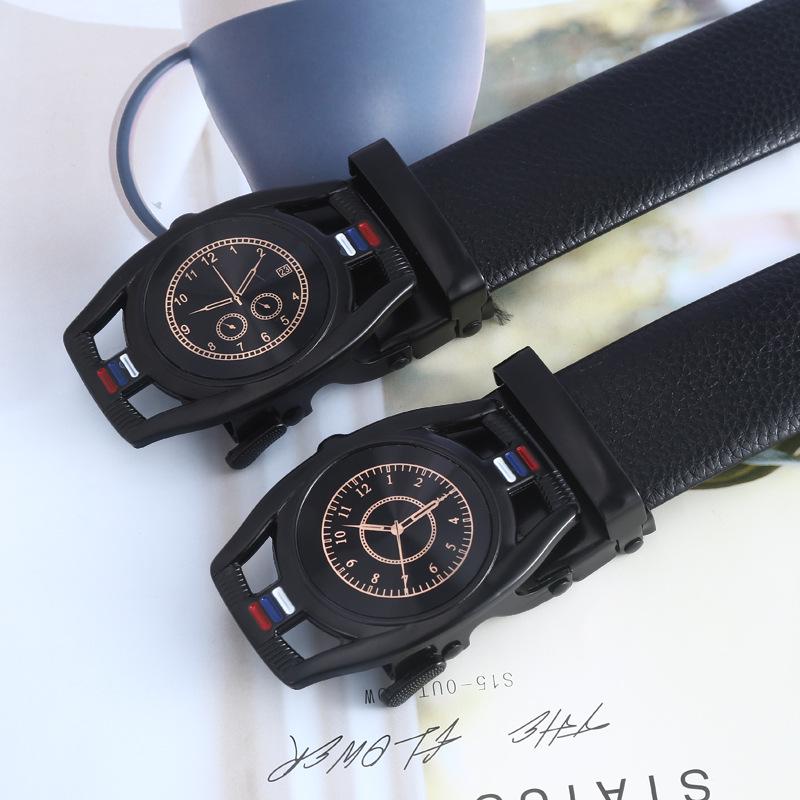 Men's Automatic Buckle Leather Belt - Business, Casual, and Durable Gift Option