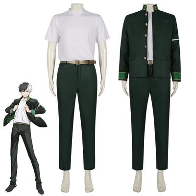 Haruka Sakura Cosplay Pánské Fantasy Kostým Paruka Anime Větrovka Oblečení Kabát Kalhoty Chlapci Muži Halloween Karnevalové Obleky