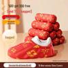 JIAQILI New Year Red Disposable Shoe Covers