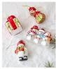 NUCHI Glass Christmas Ornaments: Santa, Snowman, Tree & Colored Balls Decorations