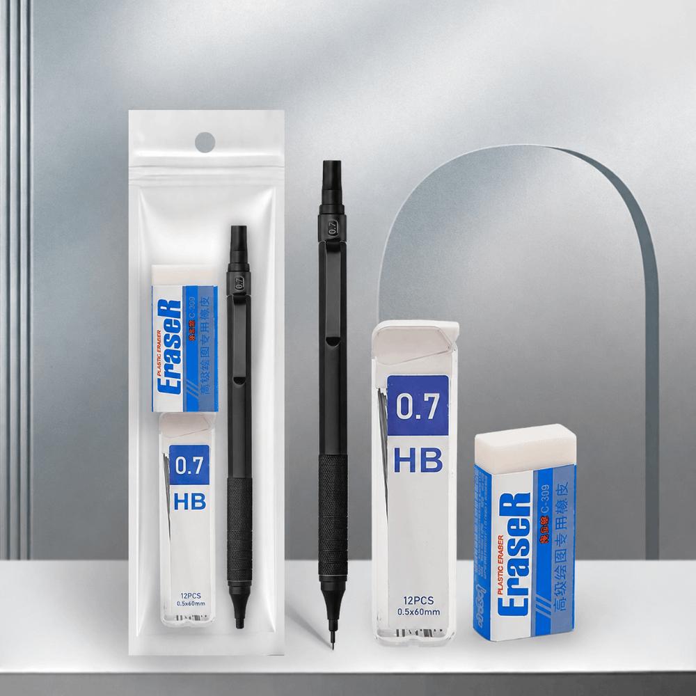 Creion mecanic 0,5/0,7 mm Metal Creion cu mină HB Portabil Creion de desenat Scriere
