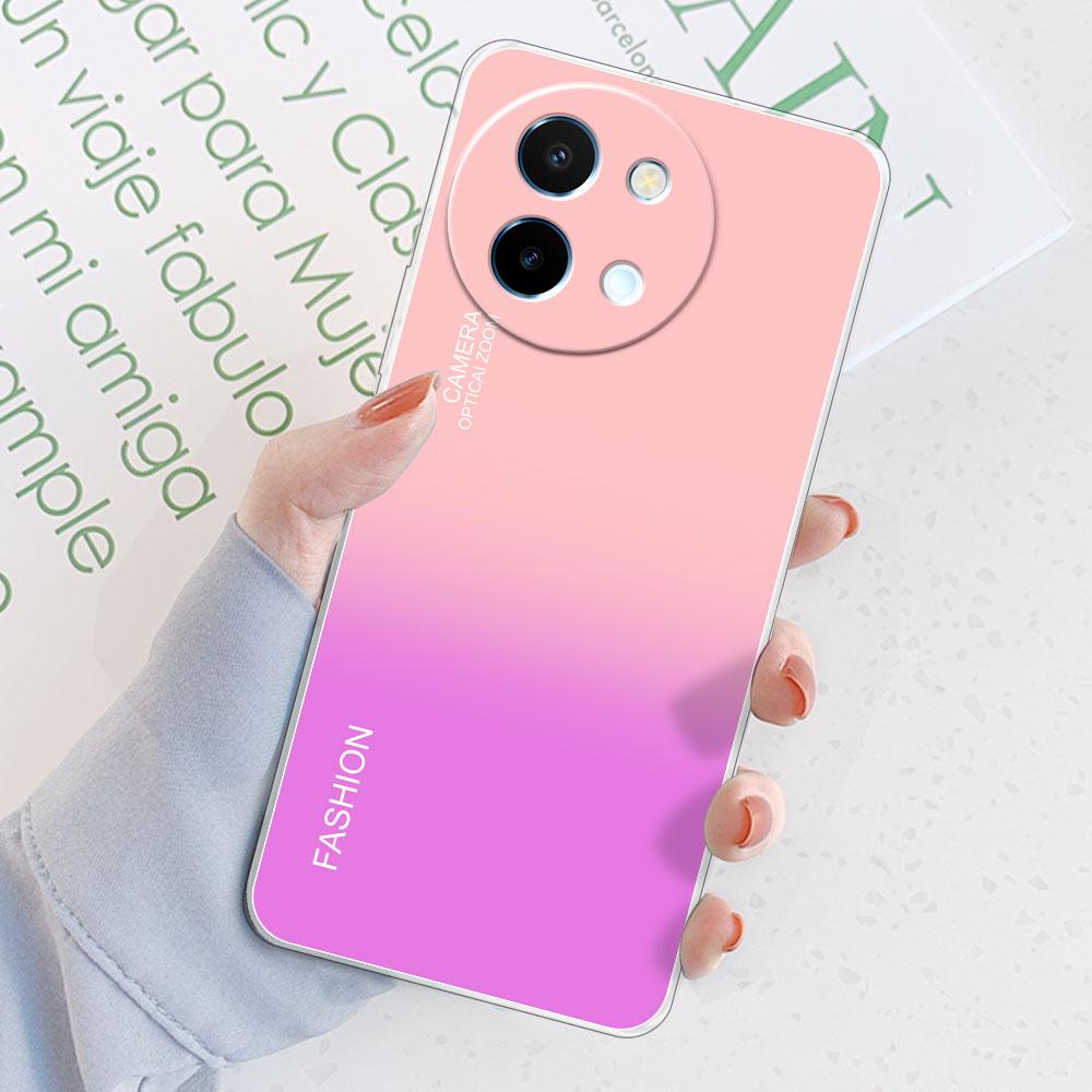 For Vivo Y38 5G Case Back Cover For Vivo Y18 /Vivo Y18E Funda Clear Soft Silicone Phone Case on VivoY38 Y 18 Y18E Protect Coque
