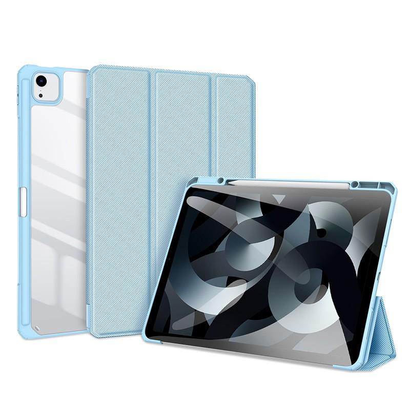 IPad Air 13 Case With Pencil Holder Clear Cover New Pro 11 3-Fold Stand Shockproof Full Protection