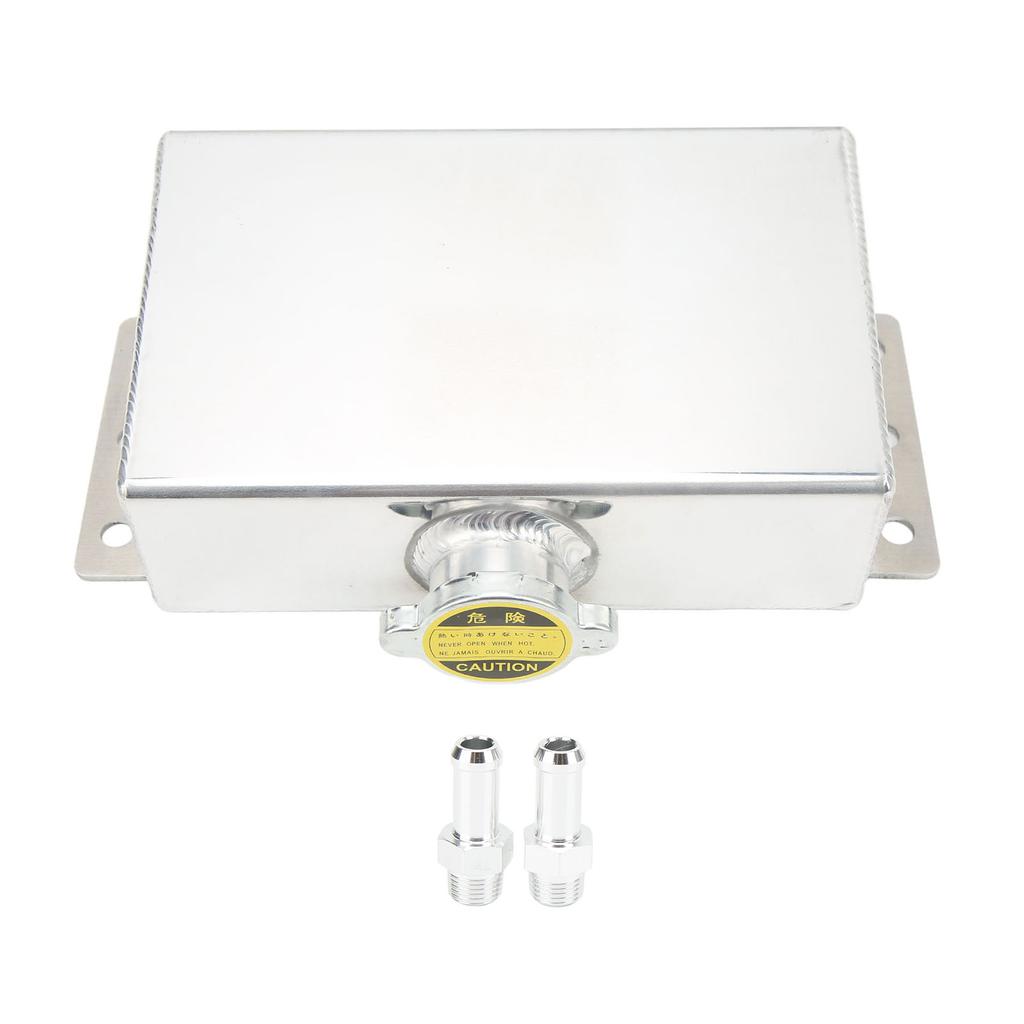 Coolant Overflow Tank 1L Aluminum Alloy Universal Expansion Reservoir Tank for Car Refitting