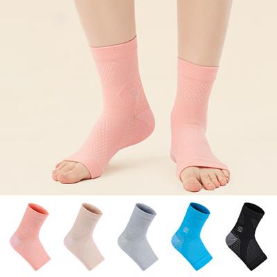 Toeless Ankle Brace Socks Sprained Ankle Compression Sleeve Foot Support for Plantar Fasciitis Achilles Tendonitis
