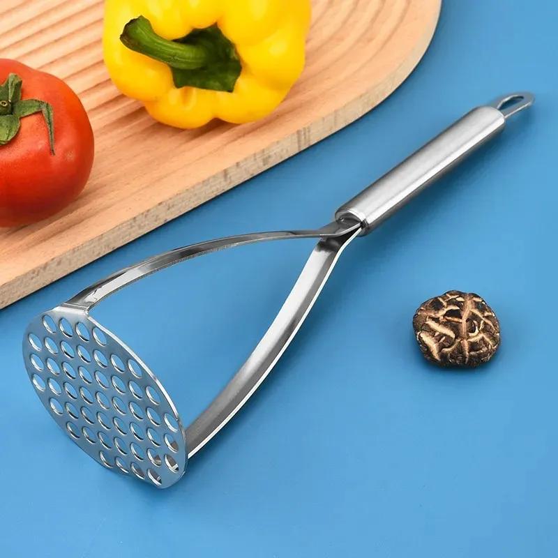 2025 Stainless Steel Mud Press, Household Potato Press, Potato Press, Manual Masher, Multifunctional Kitchen Tool