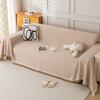 Cotton Gauze Sofa Cover Full Coverage Simple One Piece Blanket Universal All Season Couch Slipcover