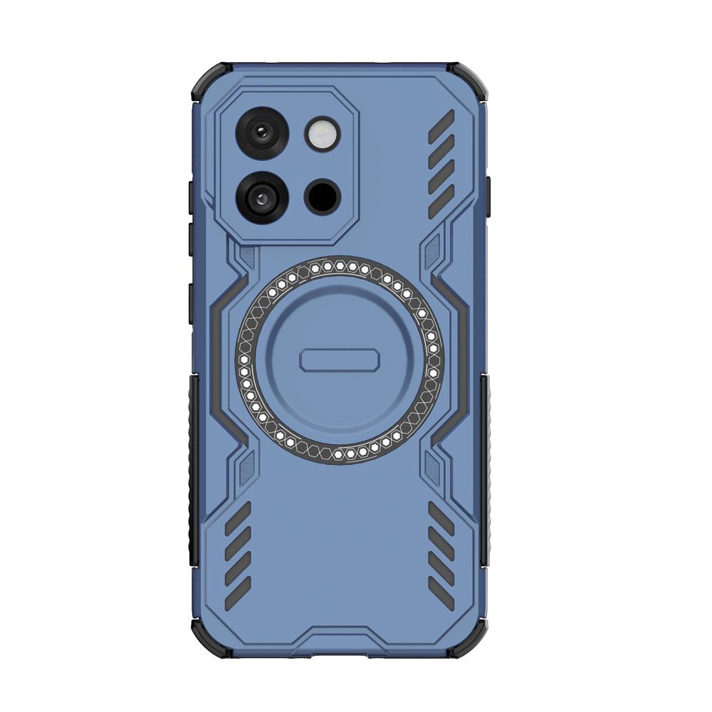 

New Air Bag Anti Drop Wireless Charging Protect Phone Cases Strong Magnetic Attraction For One Plus 13 1+ ACE5 Heat Dissipation OnePlus 13 синий