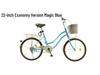 22-inch Unisex Bicycle for Commuting and Student Use - Lightweight, Medium and Large Sizes, Suitable for Cycling
