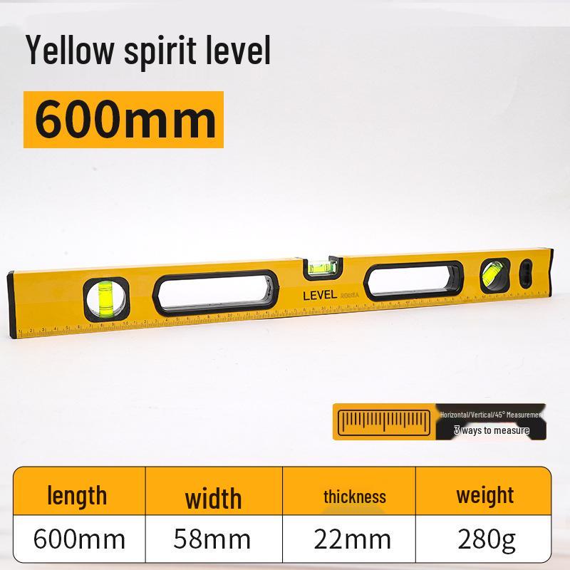 High-Precision Cast Aluminum Magnetic Spirit Level Measuring Tool