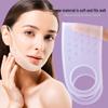 3D Silicone V-Face Lifting Bandage with Ear Loops for Double Chin and Sleep Support