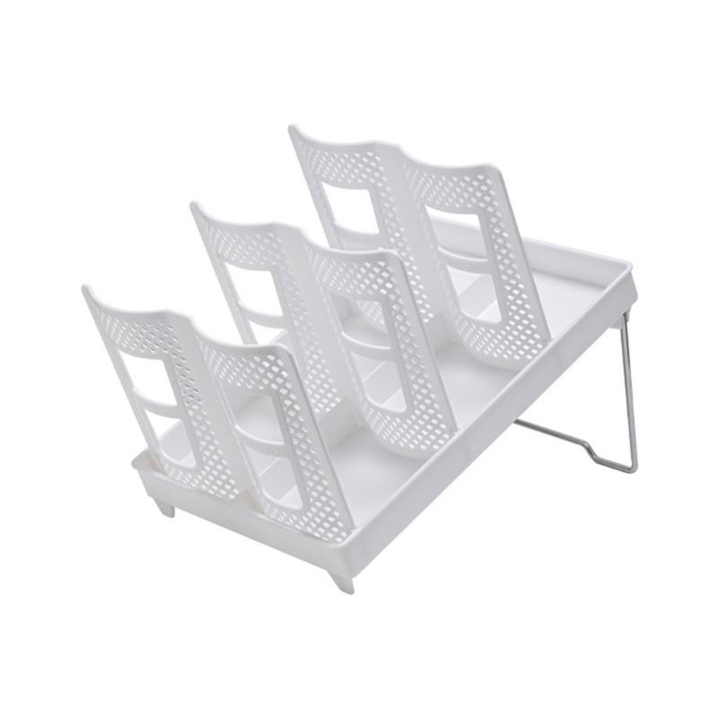 Disposable Cup Dispenser and Lid Storage Rack Cup Dispenser Cup Rack for Kitchen Bar or Break Room Organization