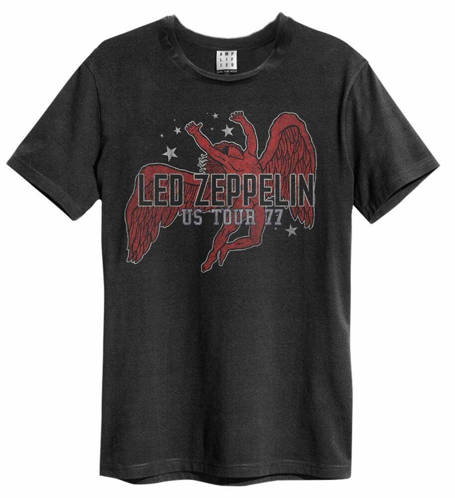 

Футболка унисекс Led Zeppelin Icarus Tour 77 с усилением S
