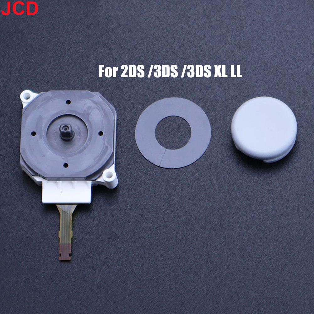 JCD 1set For 3DS 3DSXL 3DSLL Controller Analog Dust Ring PAD Rocker Stick Cap For New 2DS 3DS LLXL 3D Thumbstick Joystick Button