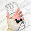Süßes D-Dackel Bulldogge Handyhülle Transparentes Silikon Weich Für iPhone 17 16 15 14 13 12 11 Mini Pro Max Plus