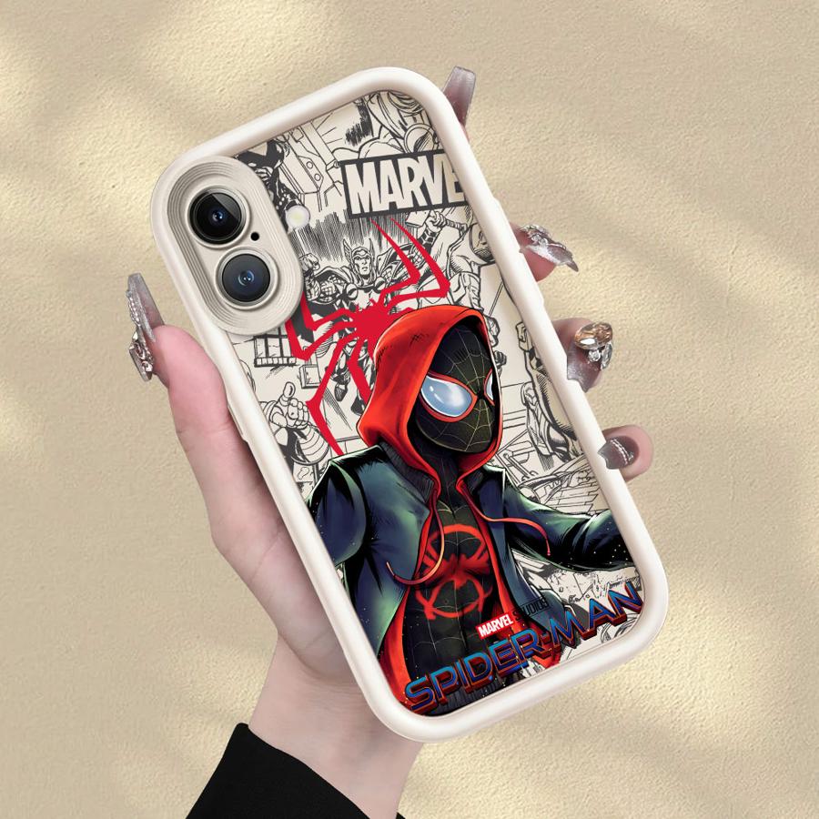 Süße Marvel Spider-Man Hülle für iPhone 16e 13 12 11 Pro Max 17 Air XS Max XR 15 16 14 Plus Weiche Hülle