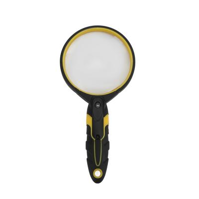 Lupa LED 5X dla Seniorów Ergonomiczna Ręczna Lupa do Czytania i Podziwiania Antyków