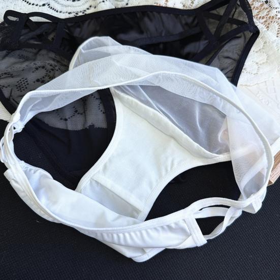 Damen Sexy Transparentes Netz-Unterwäsche Nahtlose Niedrig geschnittene Durchsichtige Slips Weiche Dehnbare Atmungsaktive Slips