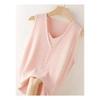 Spring Womens Casual Loose Fit Ribbed Knit Tank Top Comfortable Daily Top